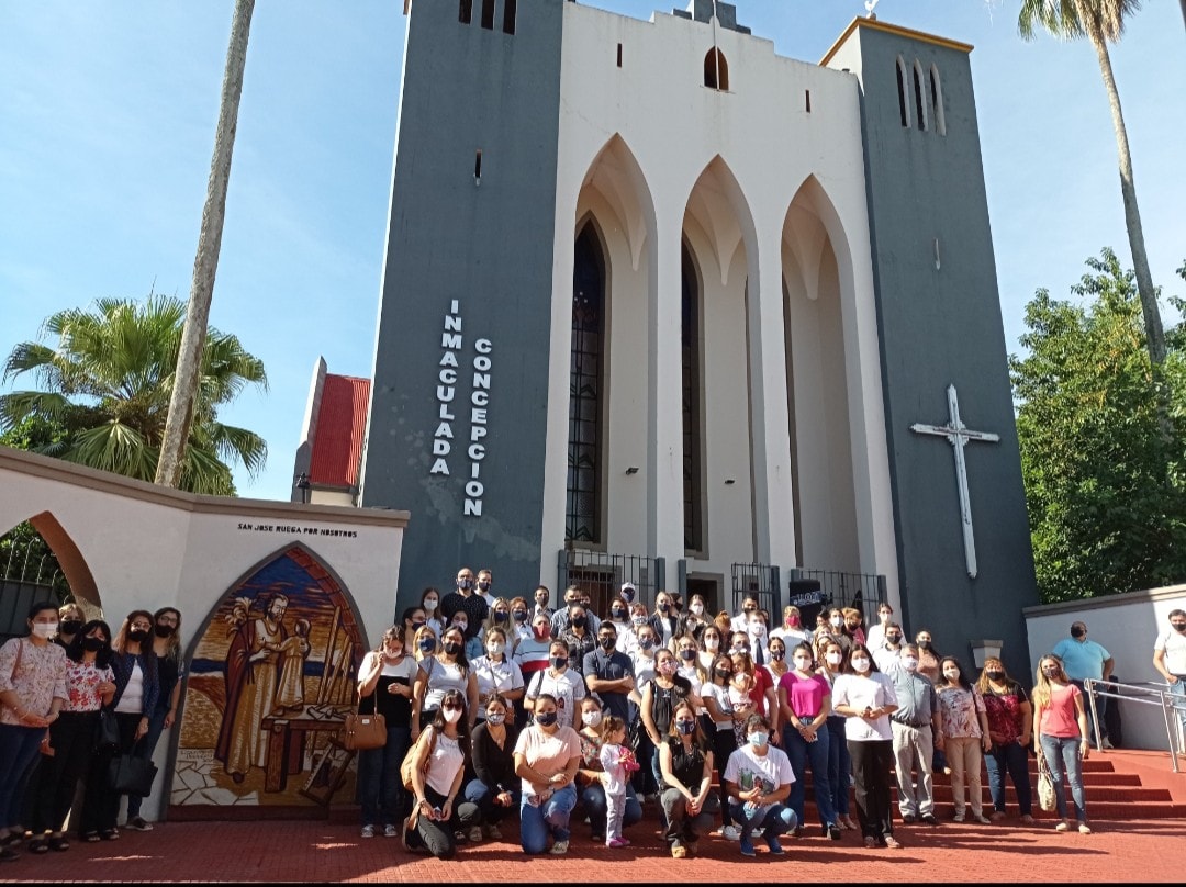 Bendición del nuevo Mural a San José